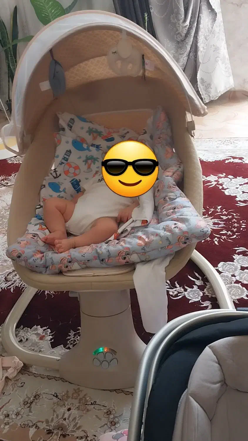 گهواره برقی ماستلا کاملا نو|اسباب و اثاث بچه|خاوران, |دیوار