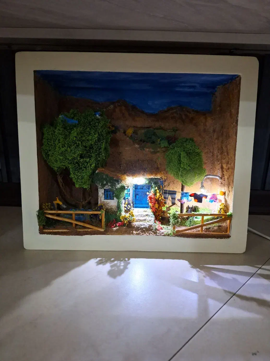 تابلو خونه روستایی|تابلو، نقاشی، عکس|تهران, خواجه نظام الملک|دیوار