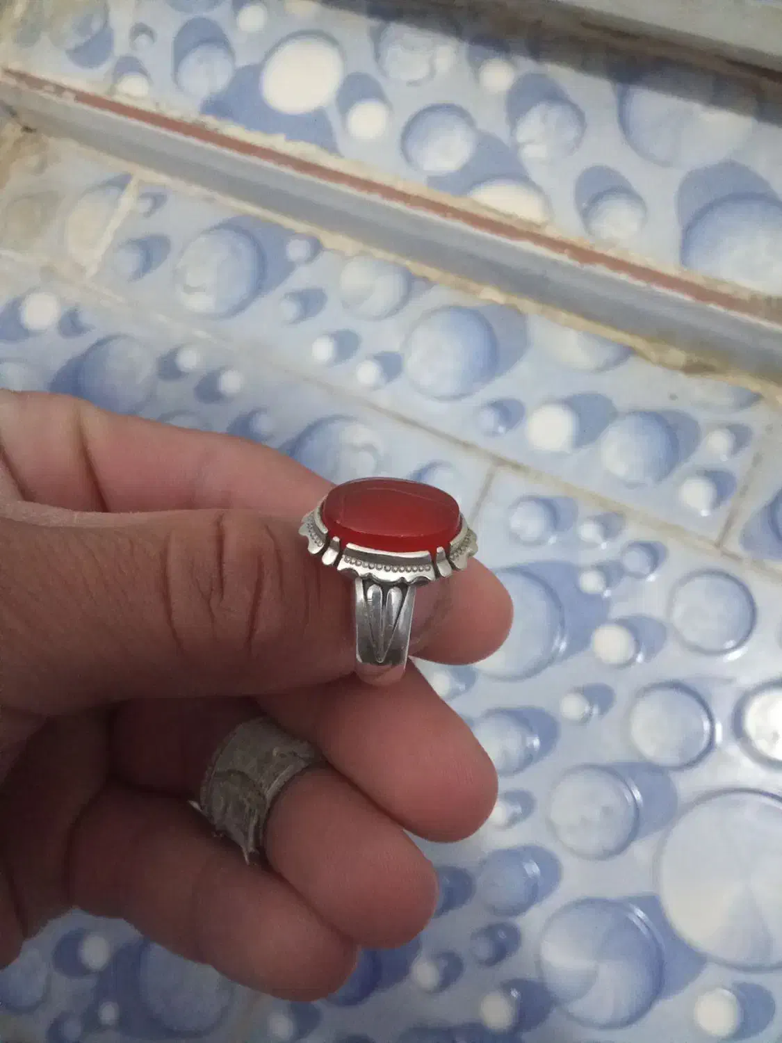 انگشتر عقیق یمن|جواهرات|نقده, |دیوار