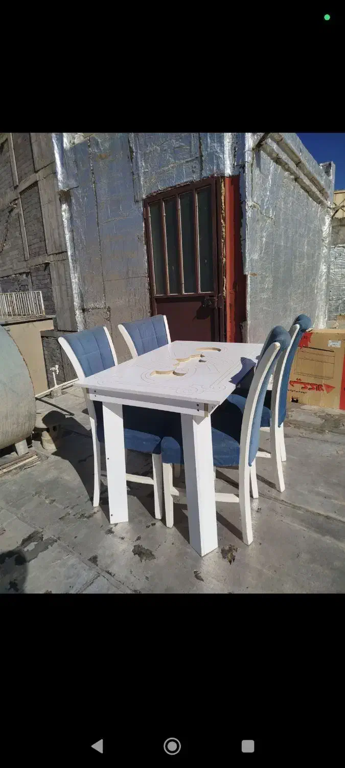 نهار خوری چهار نفره|میز و صندلی غذاخوری|جوانرود, |دیوار