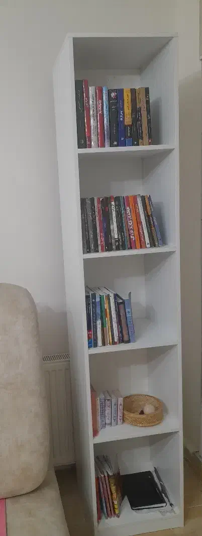 کتابخانه در حدنو|کتابخانه، شلف، قفسه‌های دیواری|محمدیه-قزوین, |دیوار