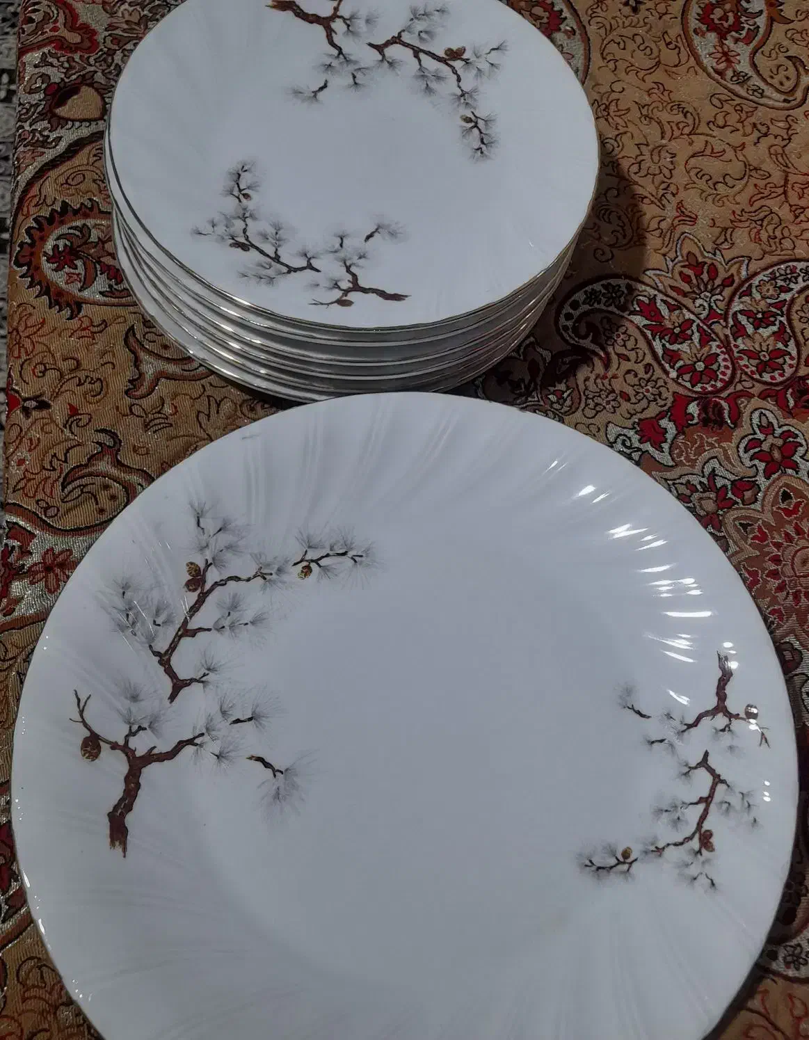 میوه خوری چینی|ظروف سرو و پذیرایی|قم, باغ اشرافی|دیوار