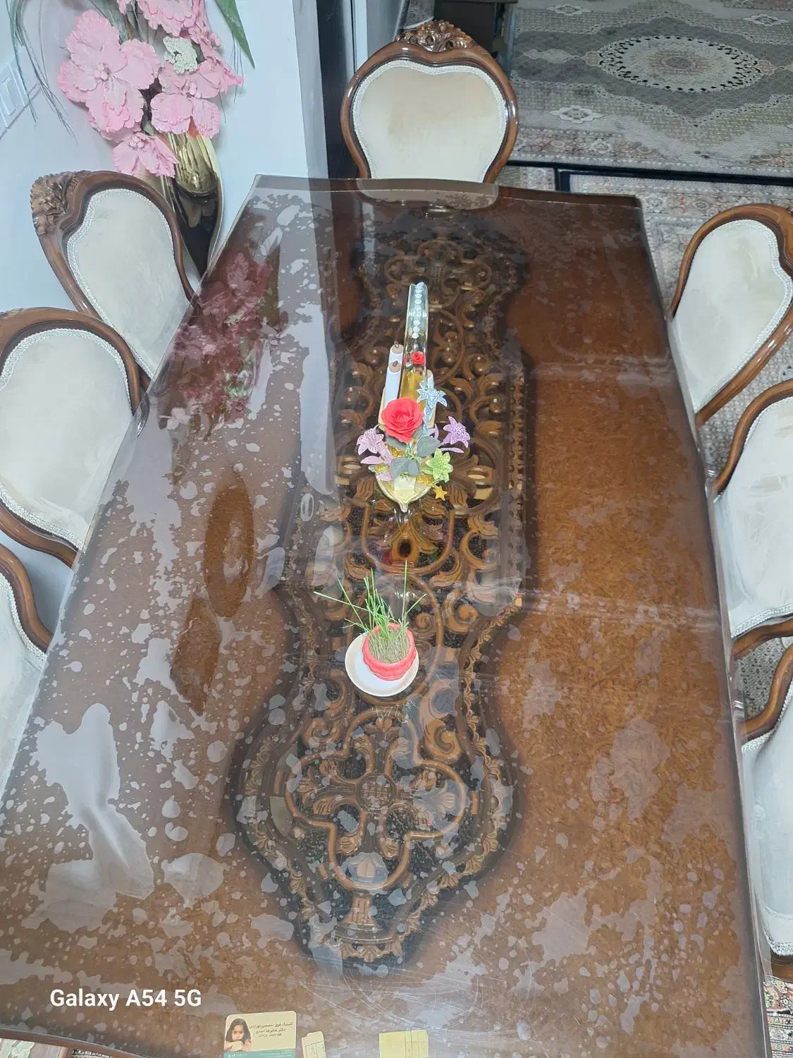 میز غذاخوری ۷نفره|میز و صندلی غذاخوری|سراب, |دیوار