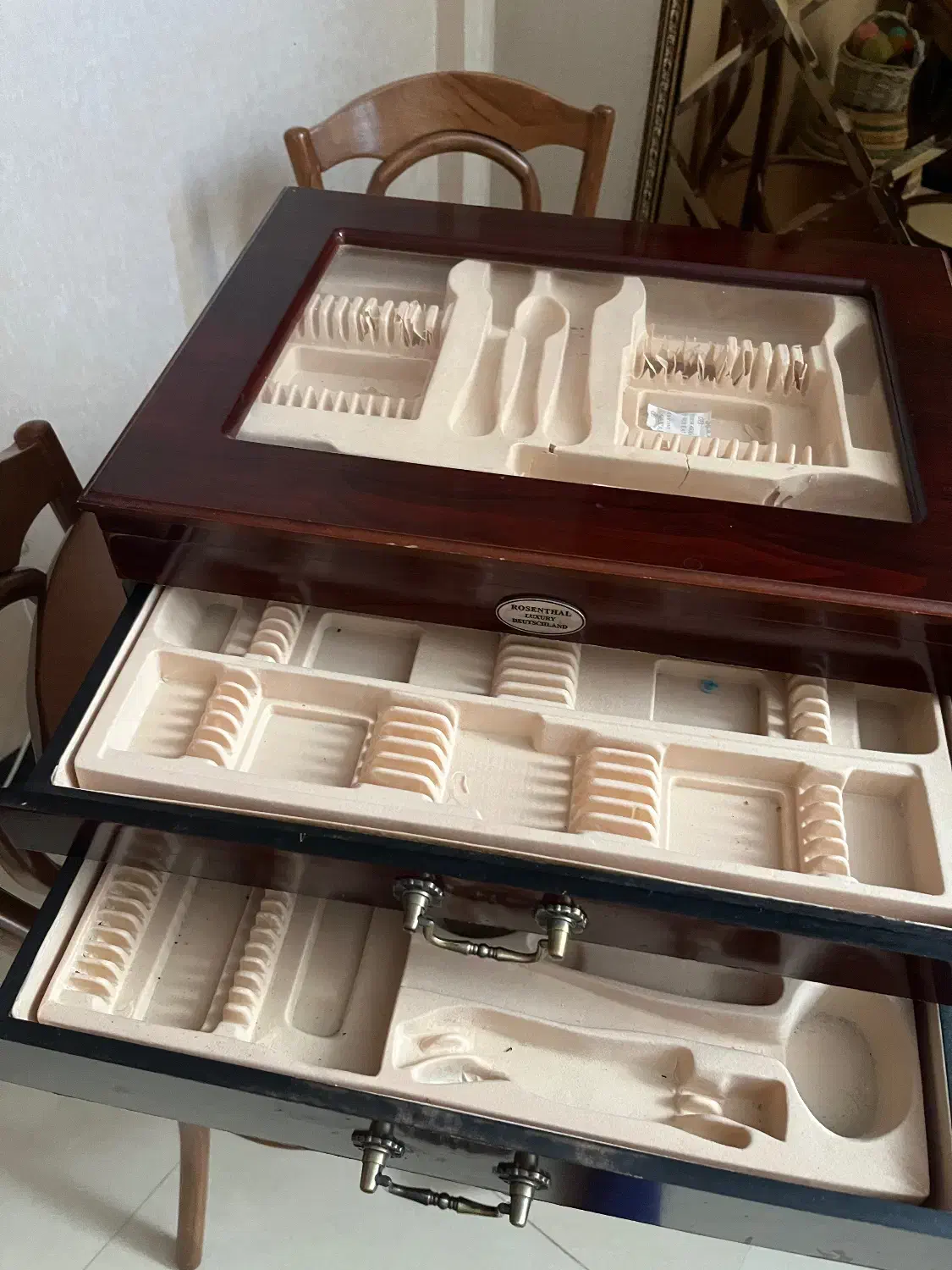 جعبه قاشق چنگال|ظروف سرو و پذیرایی|مشهد, امامیه (شهرک غرب)|دیوار