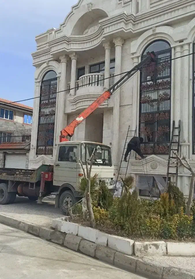 جرثقیل در اندیشه و شهریار فردیس تهران کرج|خدمات حمل و نقل|اندیشه, اندیشه فاز ۱|دیوار