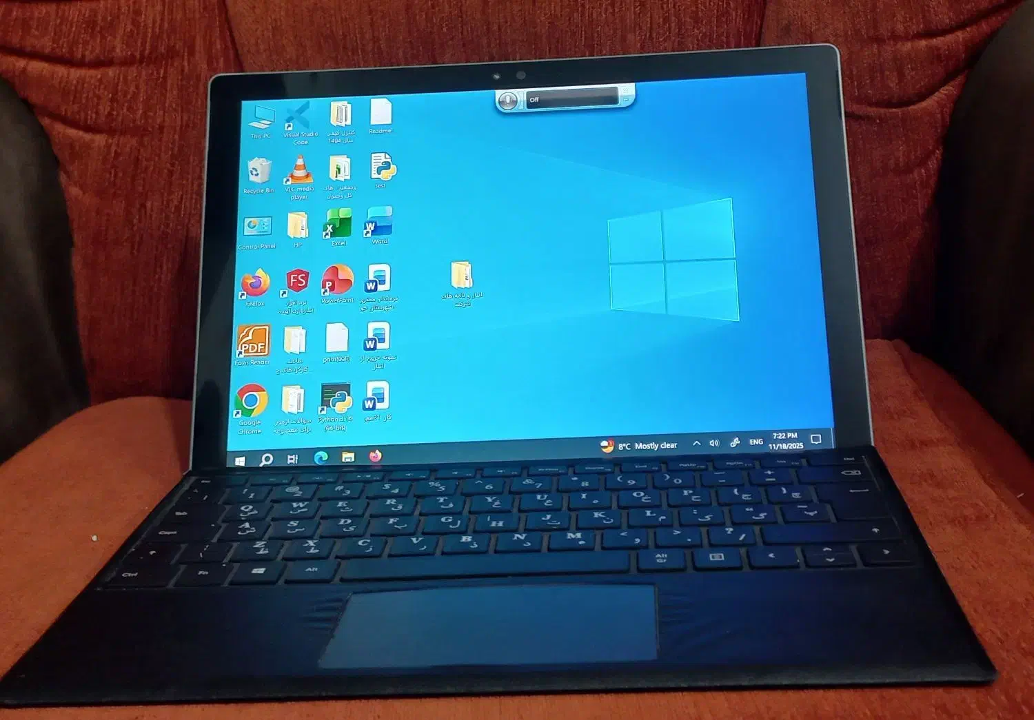 سلام یک دستگاه سر فیس کاملا در حد نو  وکم کار|رایانه همراه|سبزوار, گلشن|دیوار