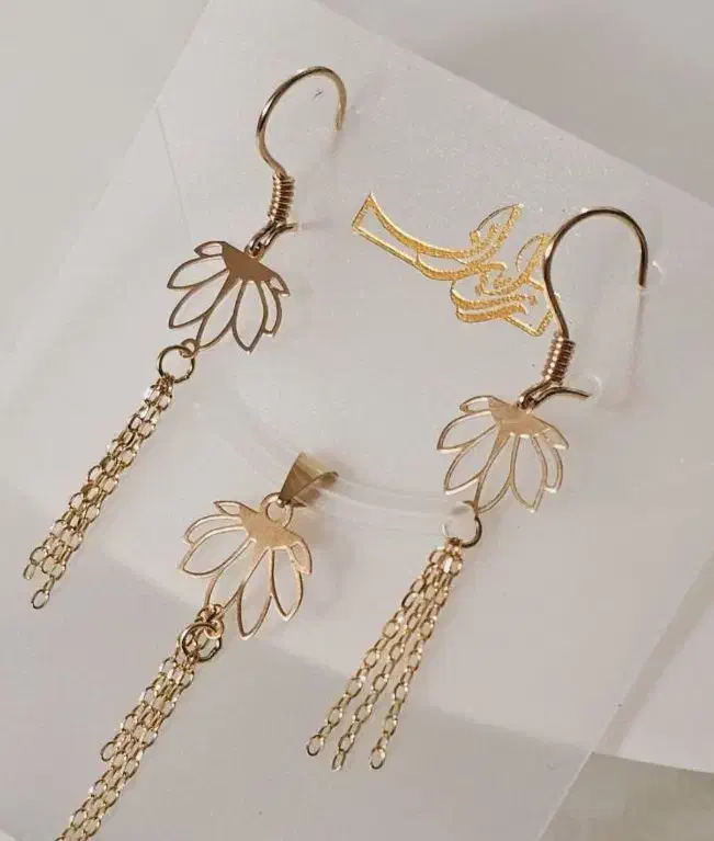 نیمست طلا برگی 1گرم|جواهرات|ساوه, |دیوار