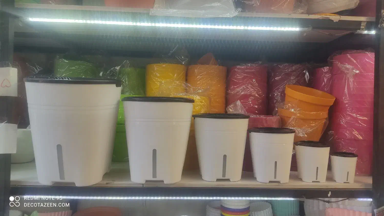 گلدان پلاستیکی هیدروپونیک سایز مختلف تک و عمده|گل و گیاه طبیعی|تهران, افسریه جنوبی|دیوار