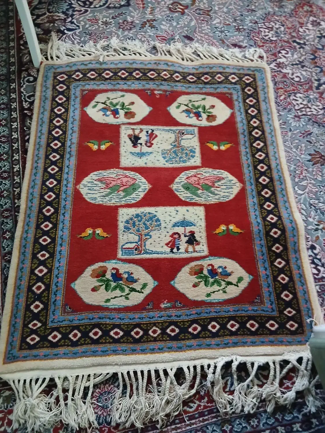 قالیچه دستباف|فرش|فولادشهر, پارک کوهستان|دیوار