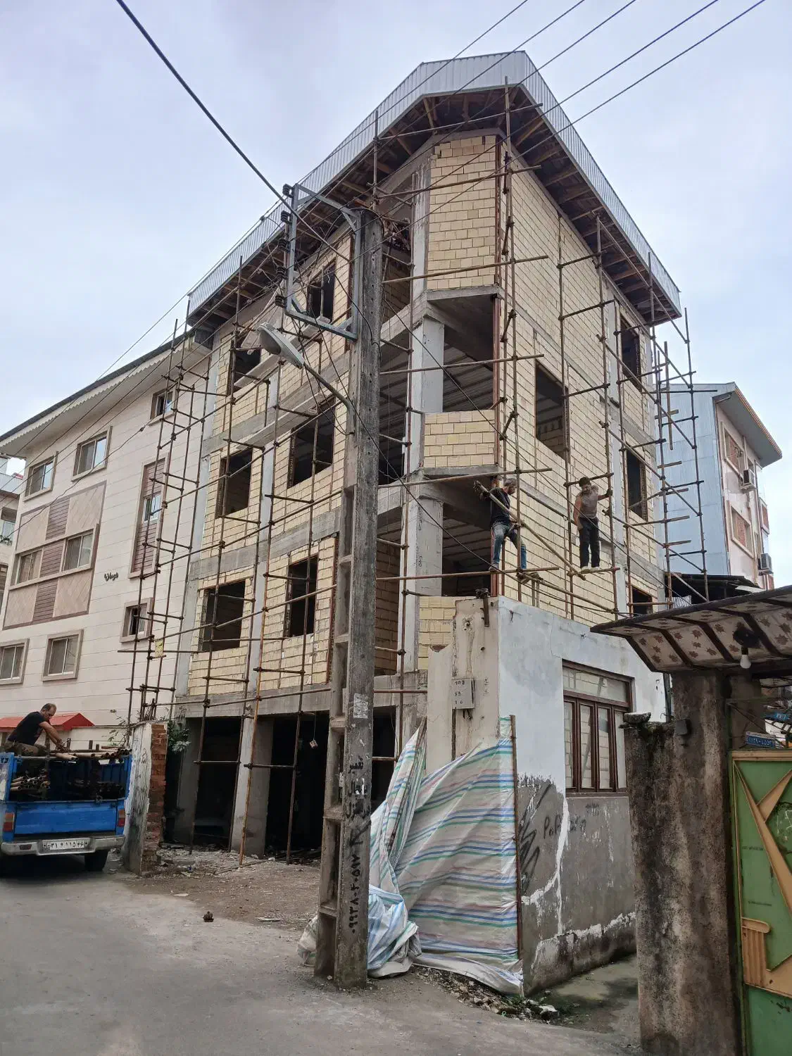 داربست فلزی عصر نو|خدمات پیشه و مهارت|رشت, فخب|دیوار