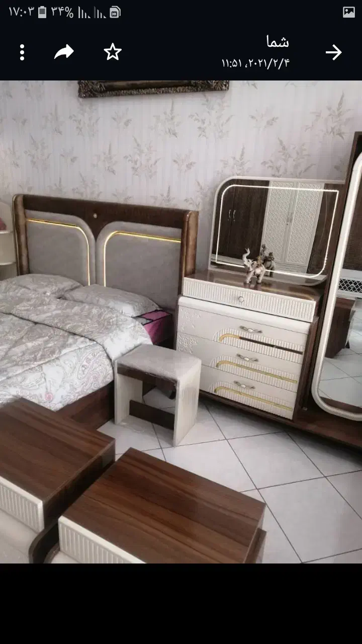 سرویس خواب|تخت و سرویس خواب|شهرکرد, |دیوار