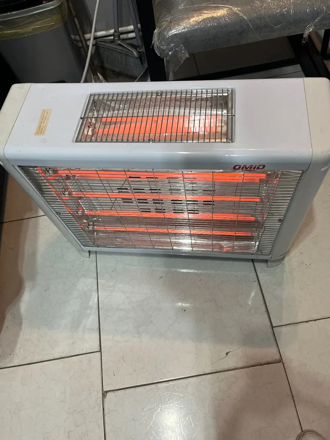 بخاری برقی ۵شعله فن دار|بخاری، هیتر، شومینه|مرند, |دیوار