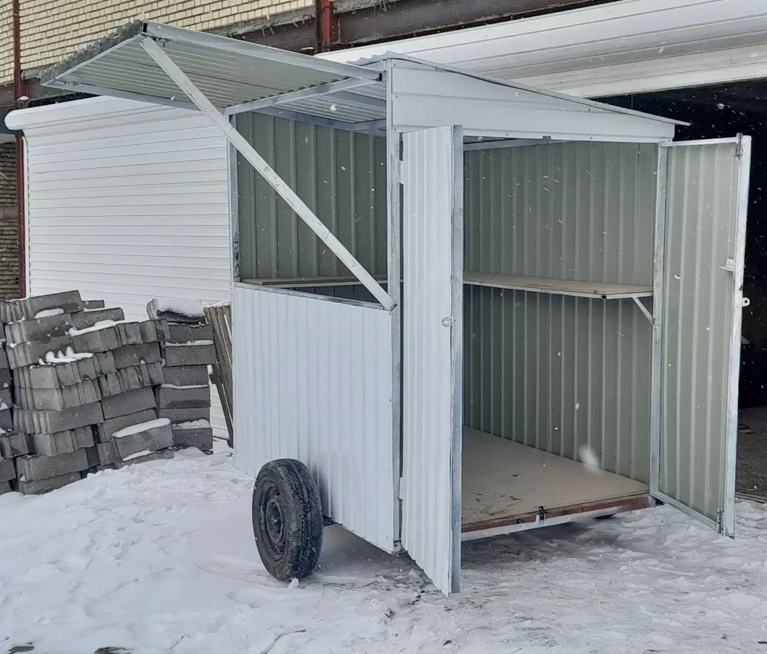 فروش ۲ عدد کانکس چرخدار و ثابت|مصالح و تجهیزات ساختمان|دیواندره, |دیوار