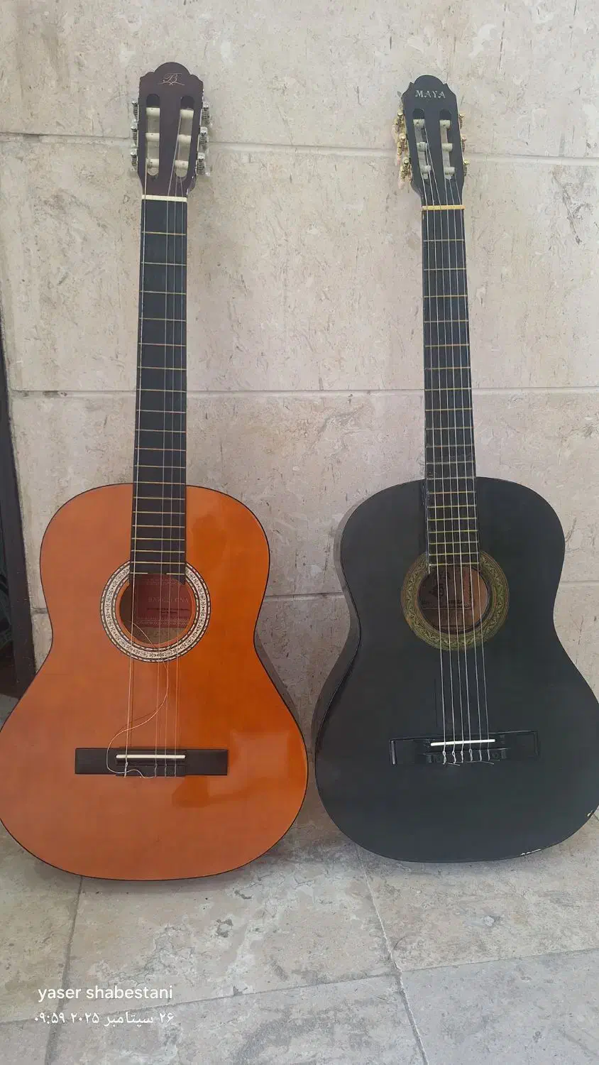 گیتار بارسلونا و مایا|گیتار، بیس، امپلیفایر|دامغان, |دیوار