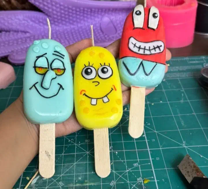 شمع دست ساز|صنایع دستی و سایر لوازم تزئینی|گلستان (تهران), |دیوار