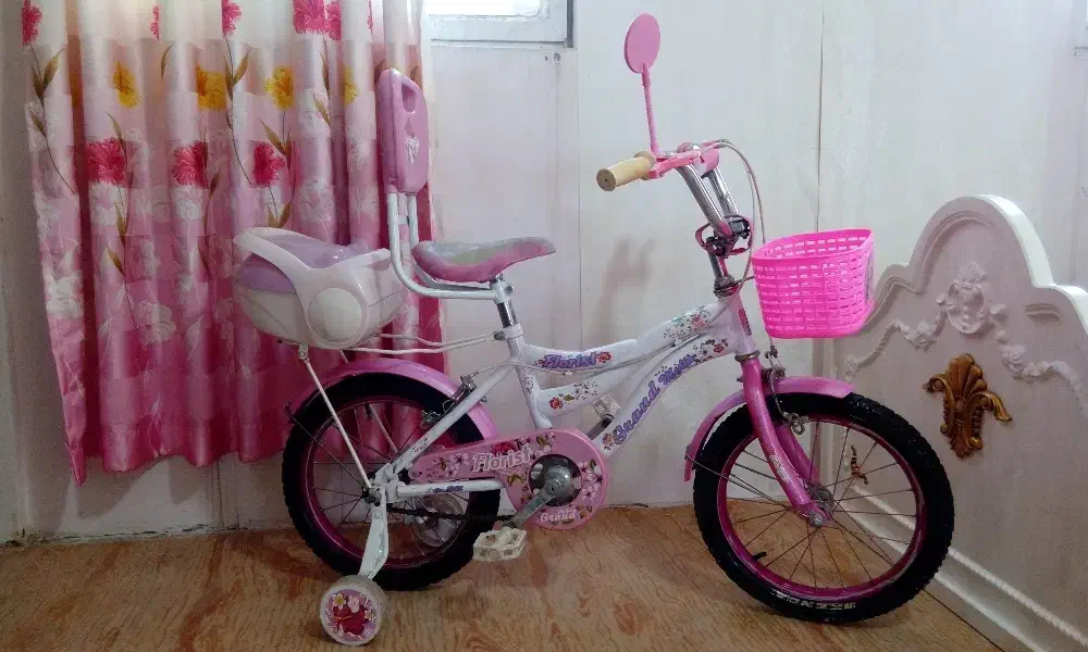 سایز. دوچرخه. دخترانه. ۱۶.  در حد نونو|دوچرخه، اسکیت، اسکوتر|قزوین, |دیوار