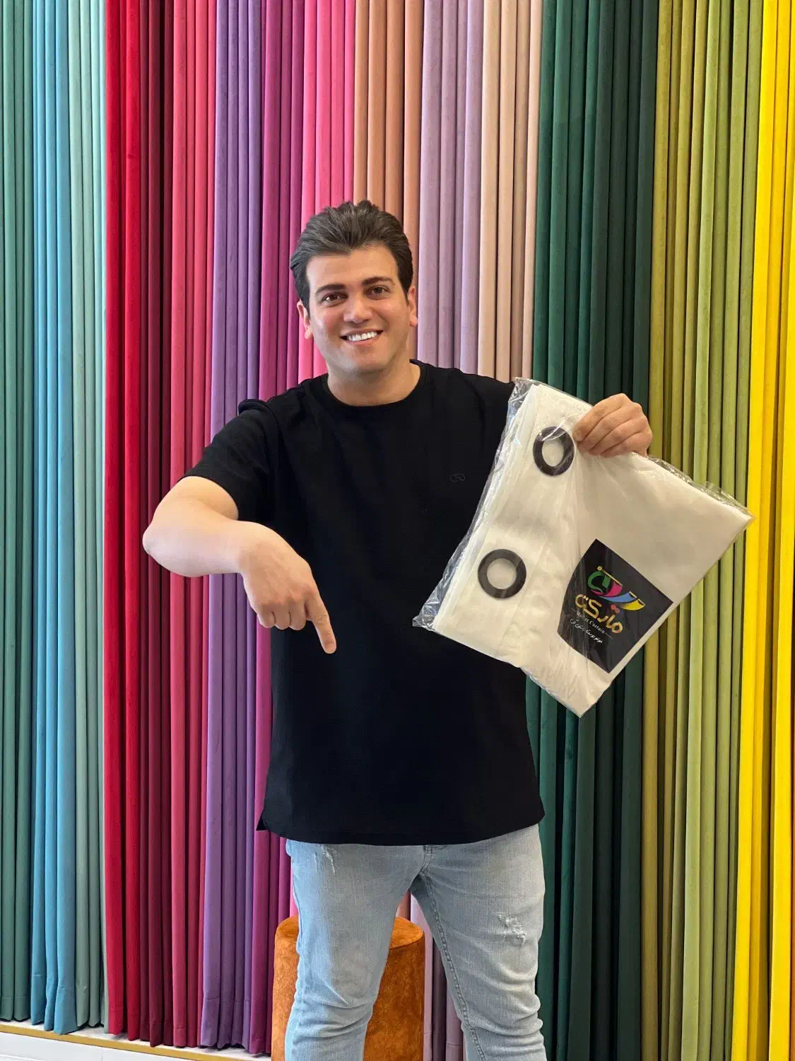 پرده ورکاللا مخصوص مستاجرا ۹۸۷۶۵۴۳۲۱۰۰۰|پرده، رانر، رومیزی|قم, انسجام|دیوار