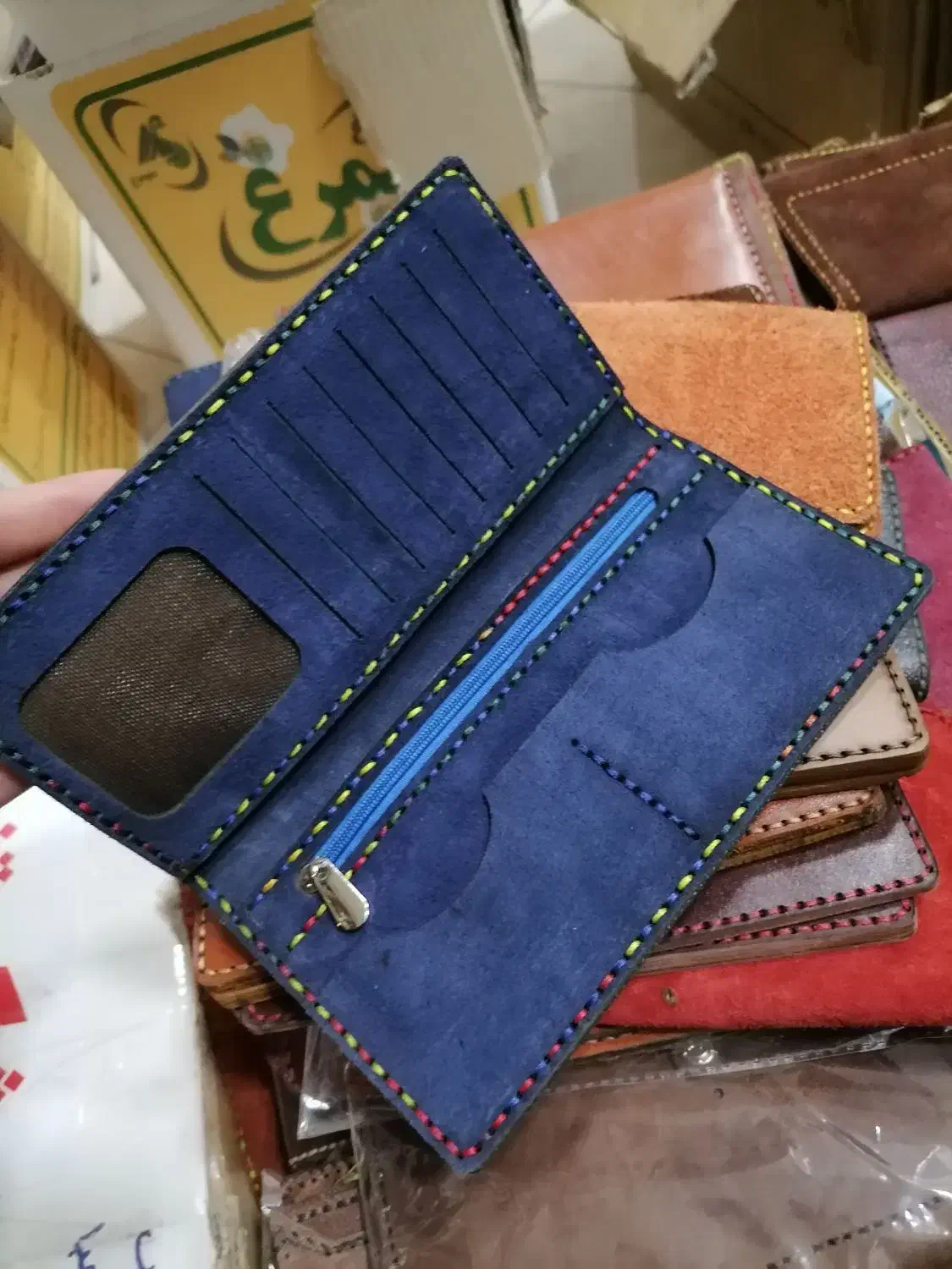 کیف پول چرم طبیعی|کیف، کفش، کمربند|یزد, |دیوار