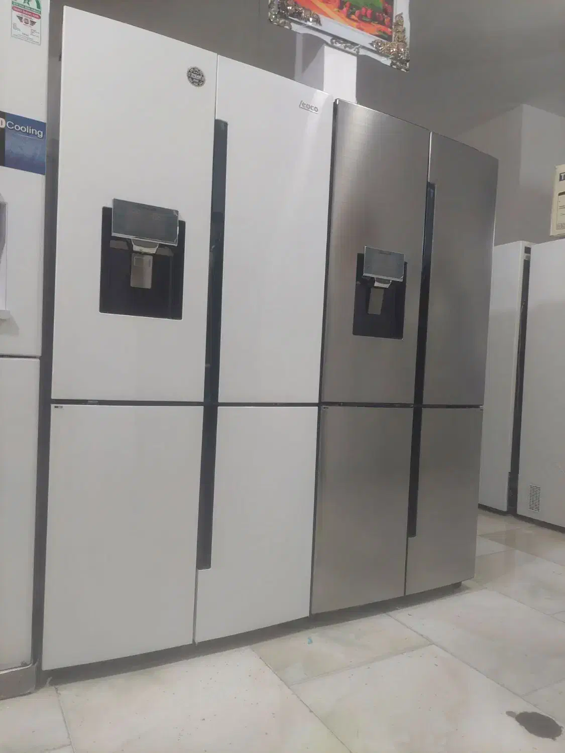 یخچال فریزر دوقلوی دورین دور طرح چهار درب سامسونگ|یخچال و فریزر|خرم‌آباد, |دیوار