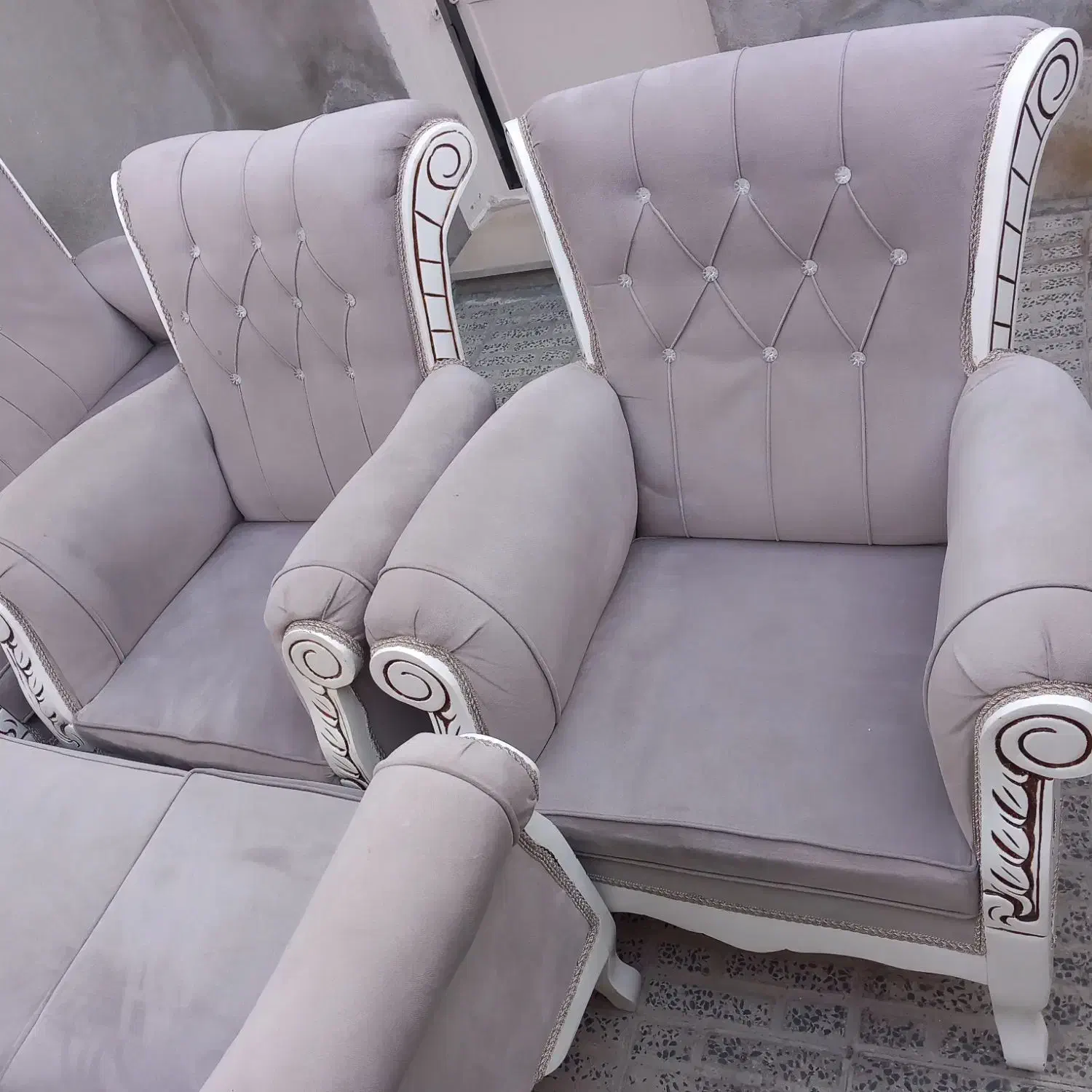 راحتی ۷نفره سالم وسرحال|مبلمان خانگی و میز عسلی|اراک, |دیوار