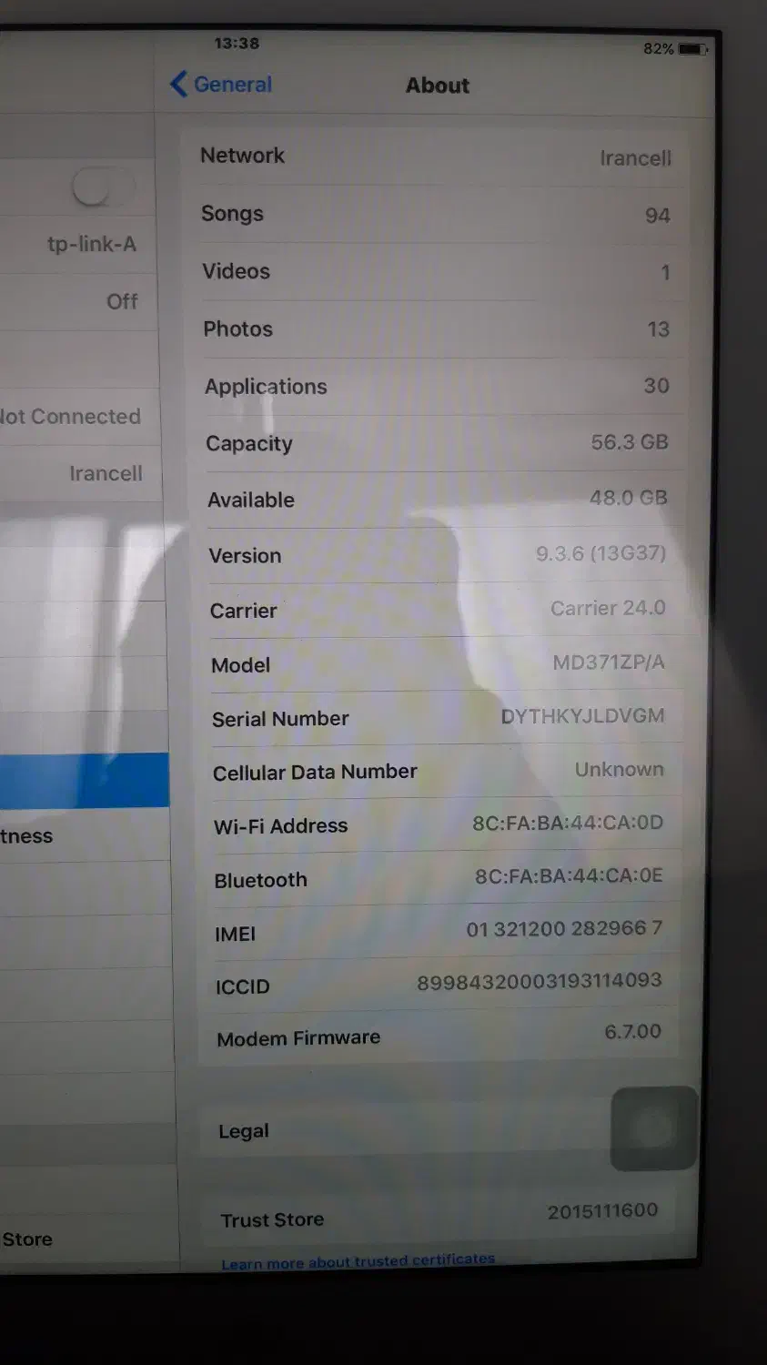 آی پد کاملا نو|تبلت|ساری, |دیوار
