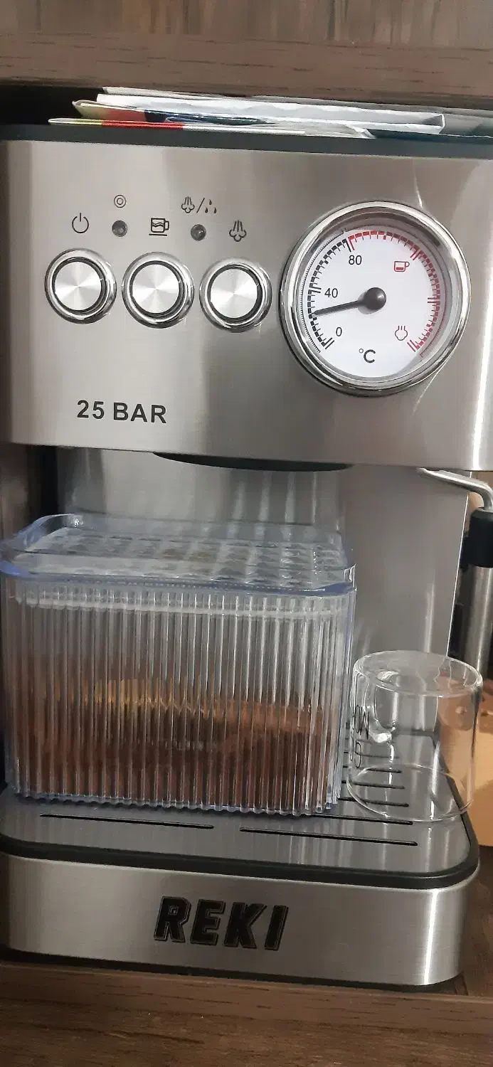 دستگاه اسپرسو ساز رکی در حد|اجاق گاز و لوازم برقی پخت‌وپز|کرج, کمال‌شهر|دیوار