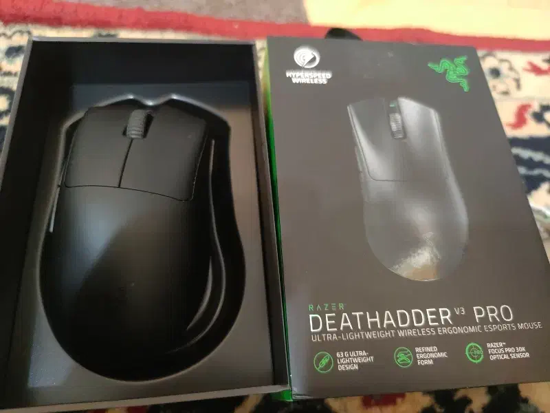 razer deathadder v3 pro|قطعات و لوازم جانبی رایانه|رشت, چله خانه|دیوار