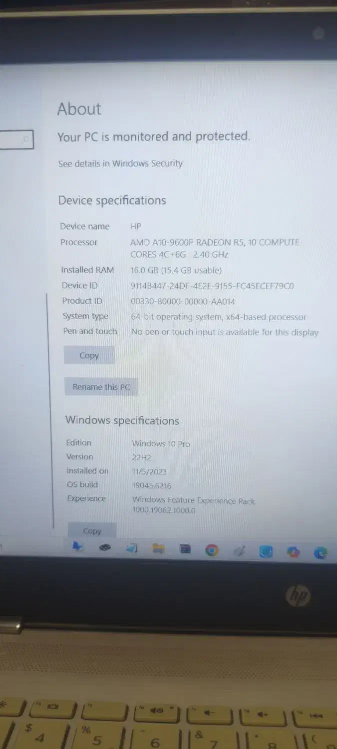 Hp pavilion notebook pc اچ پی|رایانه همراه|شاهین‌شهر, حافظ شمالی|دیوار