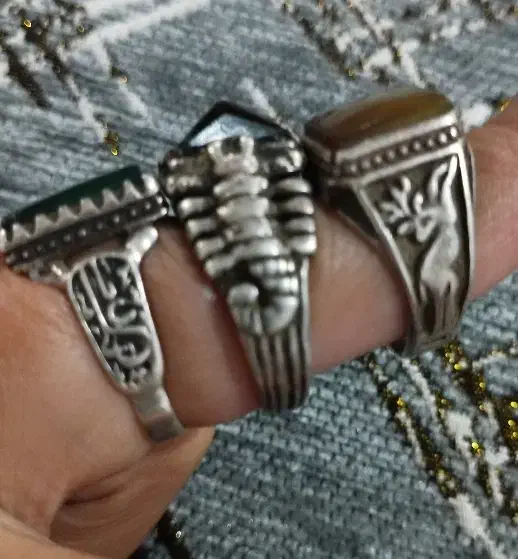 انگشترهای نقره قدیمی|جواهرات|دورود, |دیوار