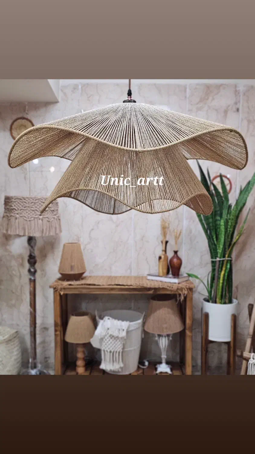 لوستر رافیا|لوستر و چراغ آویز|تهران, آذربایجان|دیوار