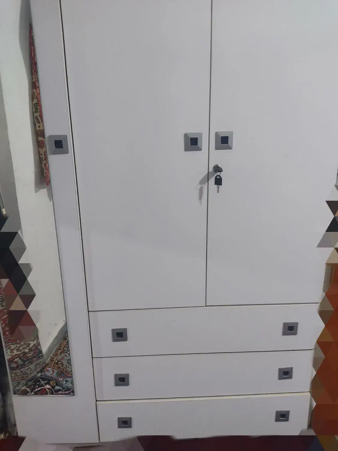 کمد، رخت آویز|جاکفشی، کمد، دراور|خرمآباد, |دیوار