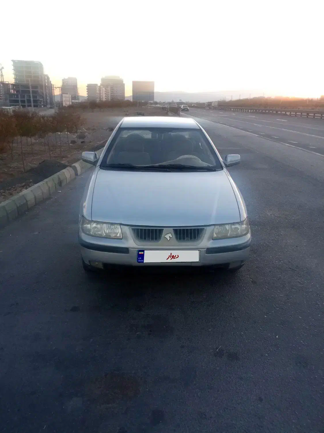 سمند نقره ای مدل 87 دوگانه کارخانه|خودرو سواری و وانت|تبریز, |دیوار