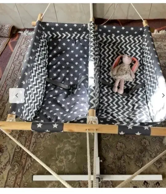 گهواره ننویی دوقلو|اسباب و اثاث بچه|کنگاور, |دیوار