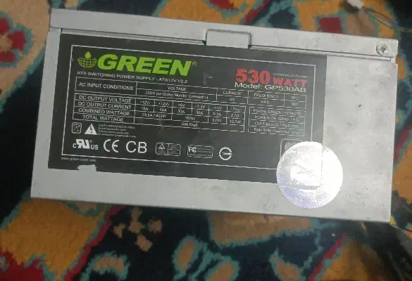 پاور 530 گرین|قطعات و لوازم جانبی رایانه|قیدار, |دیوار
