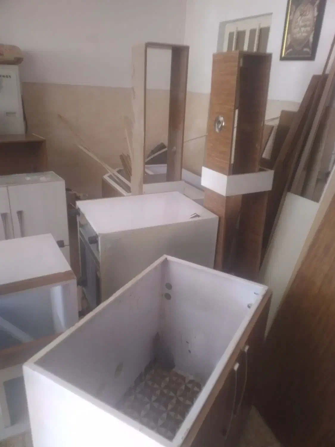 کابینت آشپزخانه|آب‌چکان و نظم‌دهنده ظروف|رباط‌کریم, نصیرشهر|دیوار