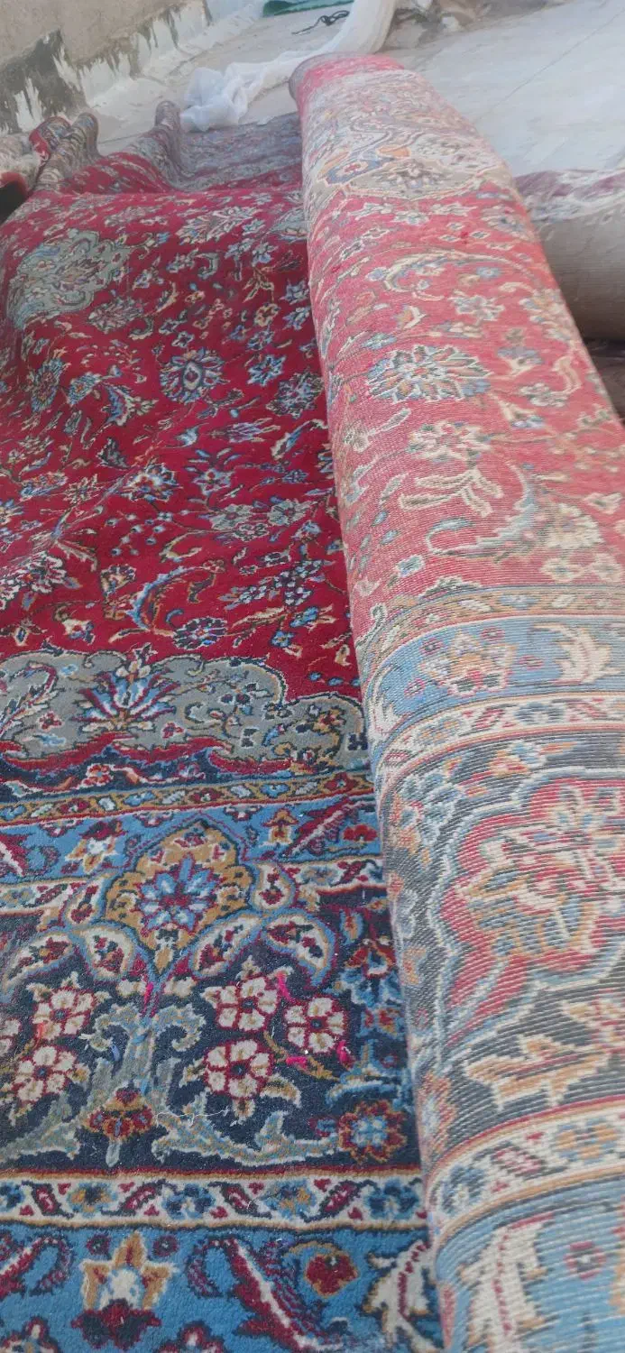 قالی فروش فوری وفقط معاوضه|فرش|زارچ, |دیوار