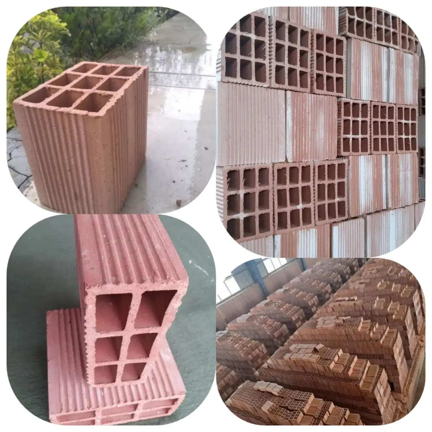 آجر سفال مستقیم از کارخانه|مصالح و تجهیزات ساختمان|نمین, |دیوار