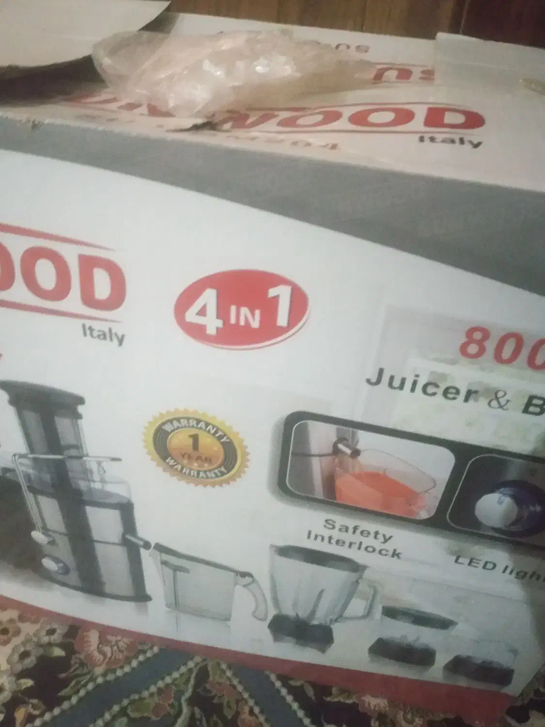 آبمیوه گیری نو جدید هنوزاستفاده نشده خارجی|آبمیوه‌گیر و آب‌مرکبات‌گیر|کرمانشاه, |دیوار