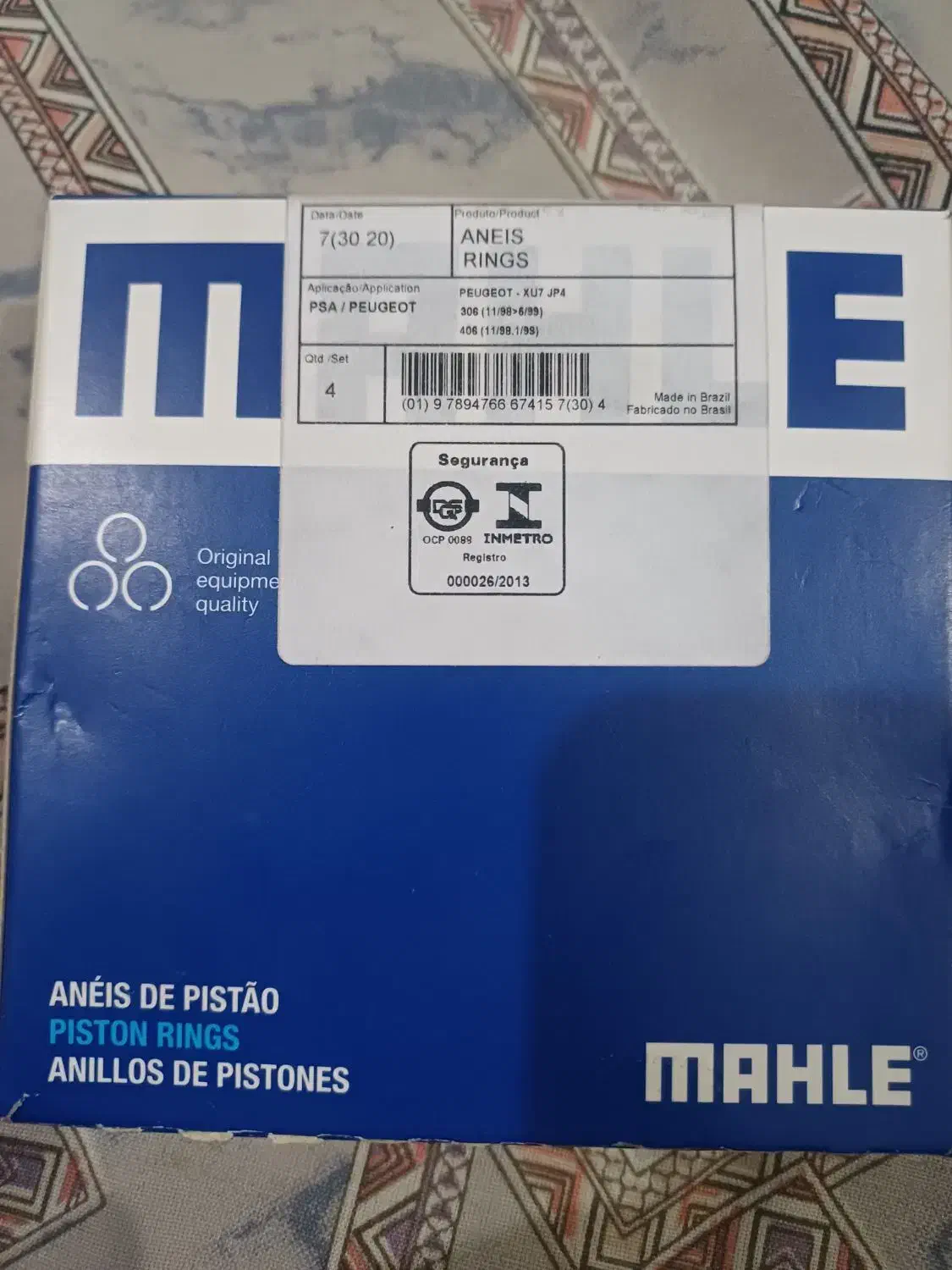 رینگ و پیستون ماهله|قطعات یدکی و لوازم جانبی|ری, حمزه‌آباد|دیوار