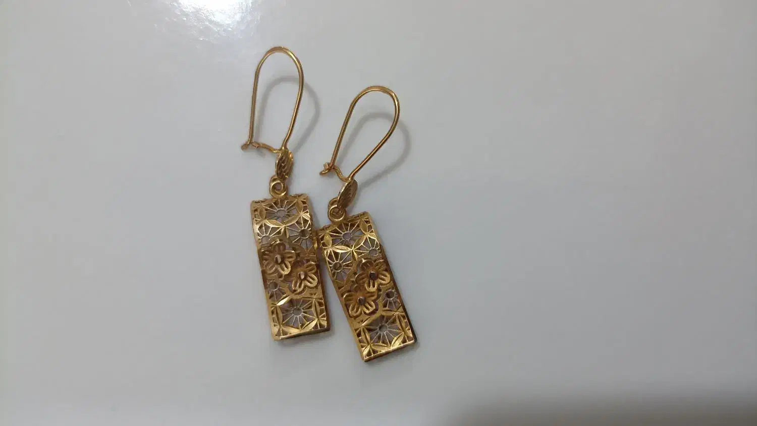 طلا دوجفت گوشواره|جواهرات|همدان, |دیوار