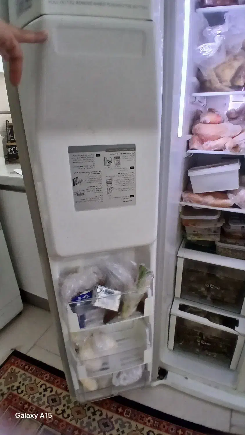 یخچال ساید ۲۸ فوت کاملا سالم|یخچال و فریزر|پردیس, فاز ۹|دیوار