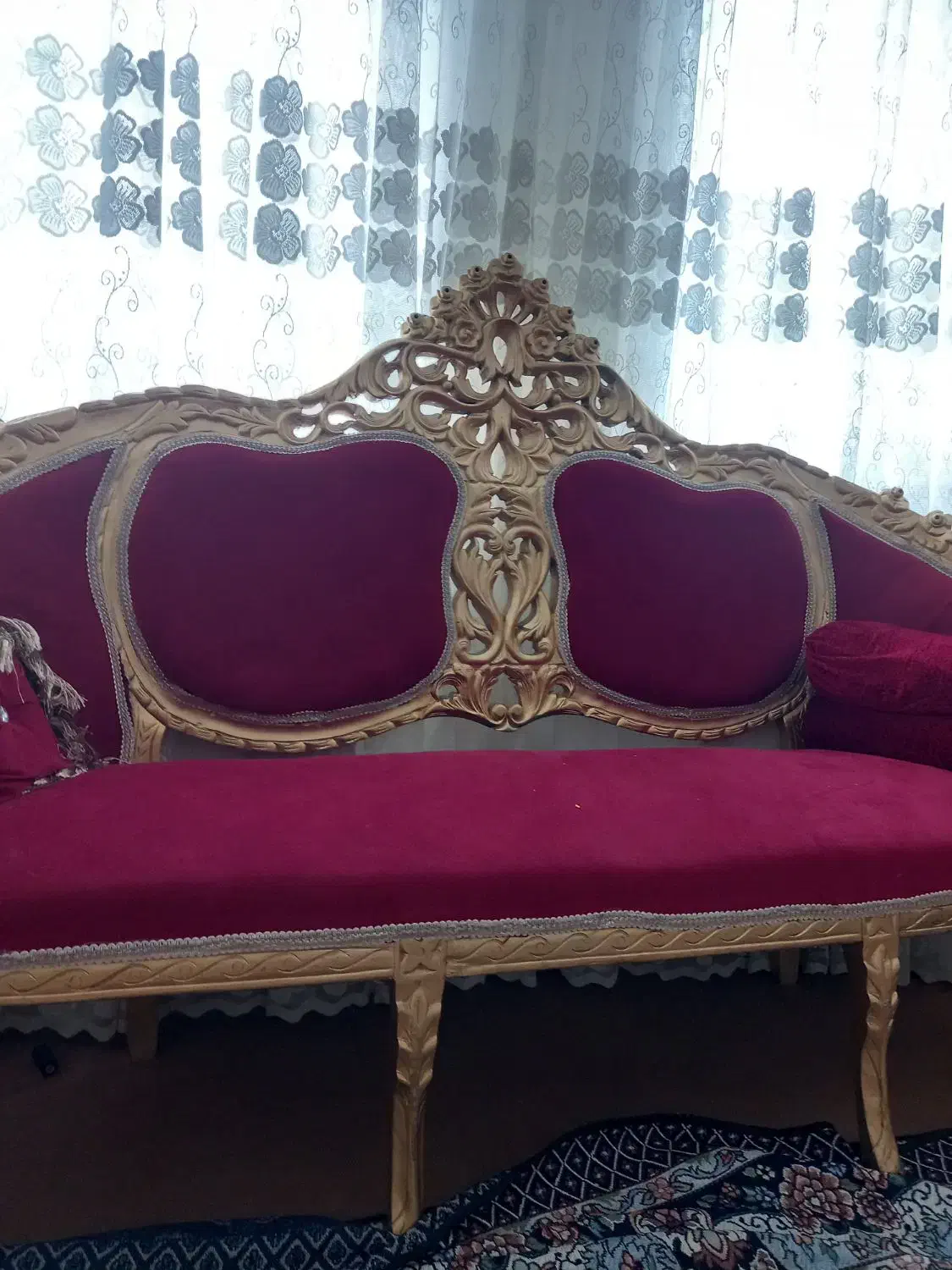 مبل ۹نفره سلطنتی محکم وبادوام|مبلمان خانگی و میز عسلی|زنجان, |دیوار