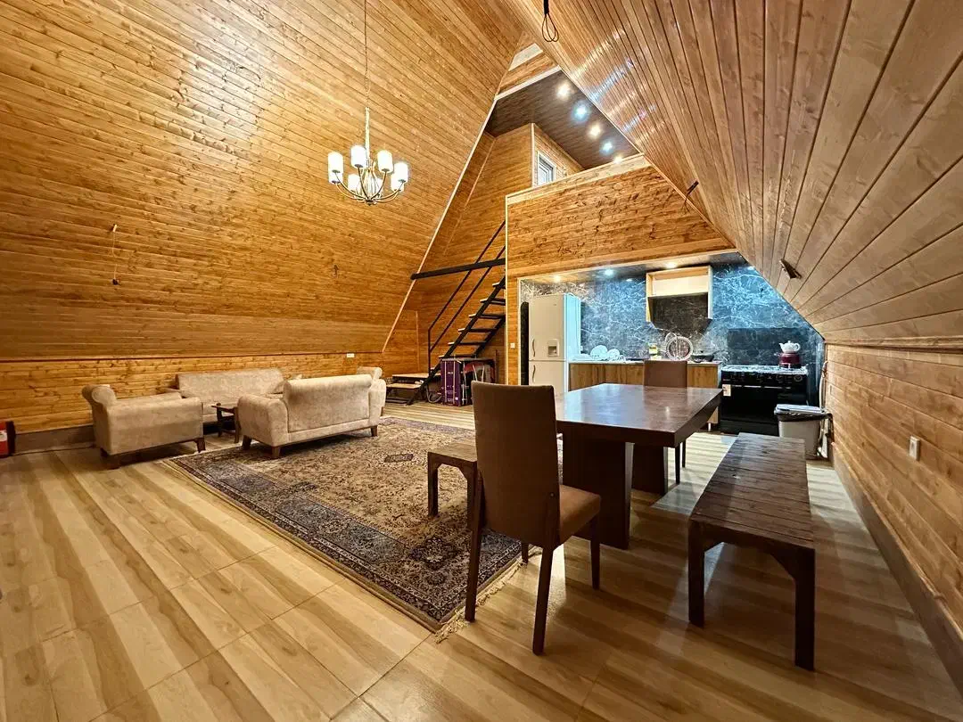 کلبه سوئیسی دوخواب|اجارهٔ کوتاه‌مدت ویلا و باغ|مرزیکلا, |دیوار