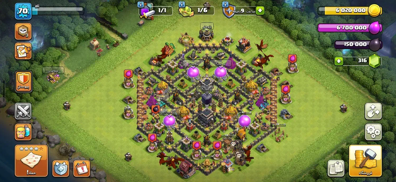 اکانت کلش تان نوه|کنسول، بازی ویدئویی و آنلاین|خنداب, |دیوار