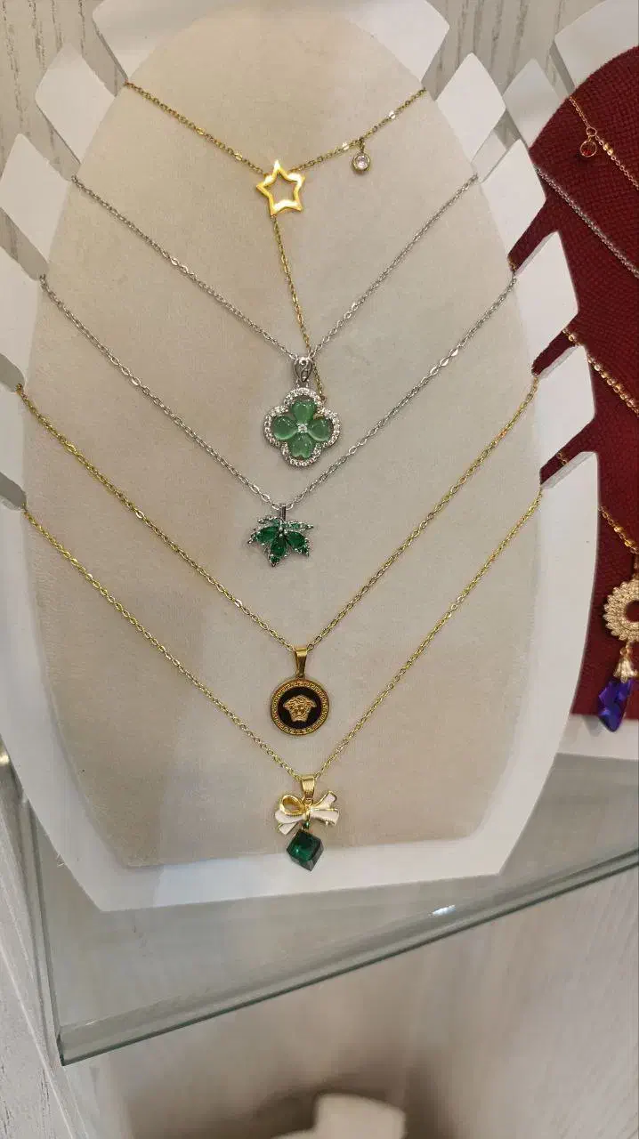 گردنبندهای مختلف و متنوع زنانه و دخترانه استیل|بدلیجات|مشهد, نکاح|دیوار