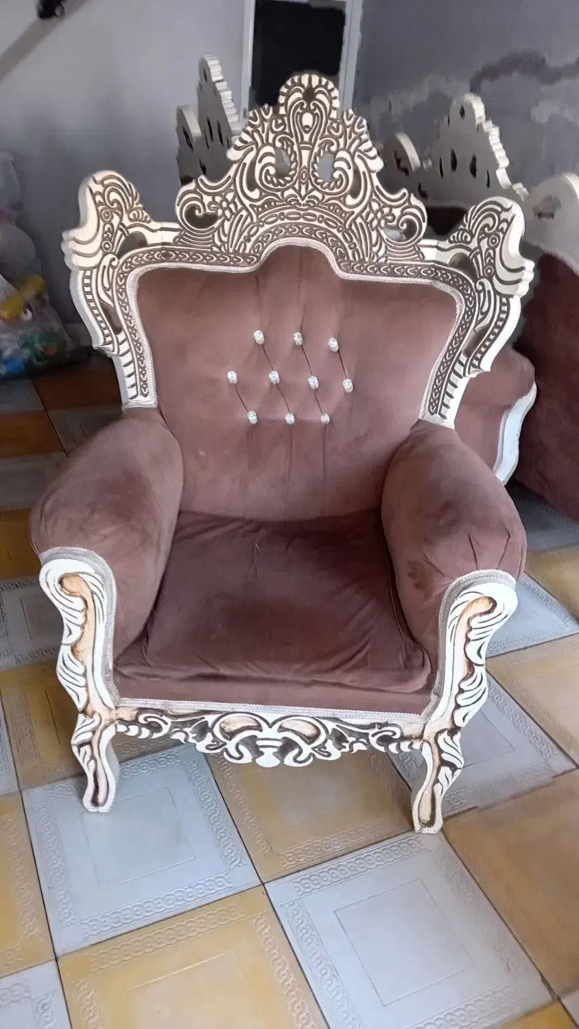 مبل سلطنتی|مبلمان خانگی و میز عسلی|الیگودرز, |دیوار