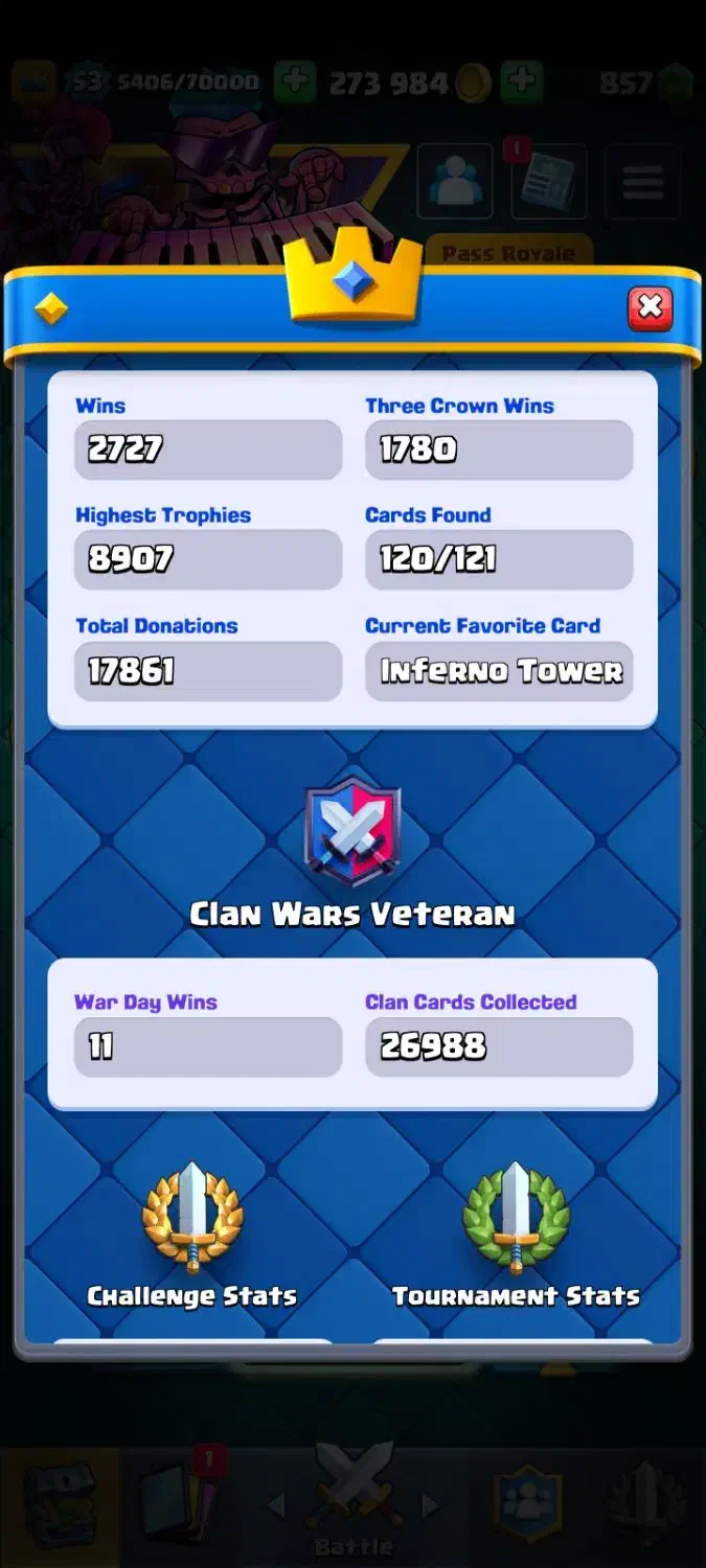 کلش رویال لول ۵۳|کنسول، بازی ویدئویی و آنلاین|همدان, |دیوار