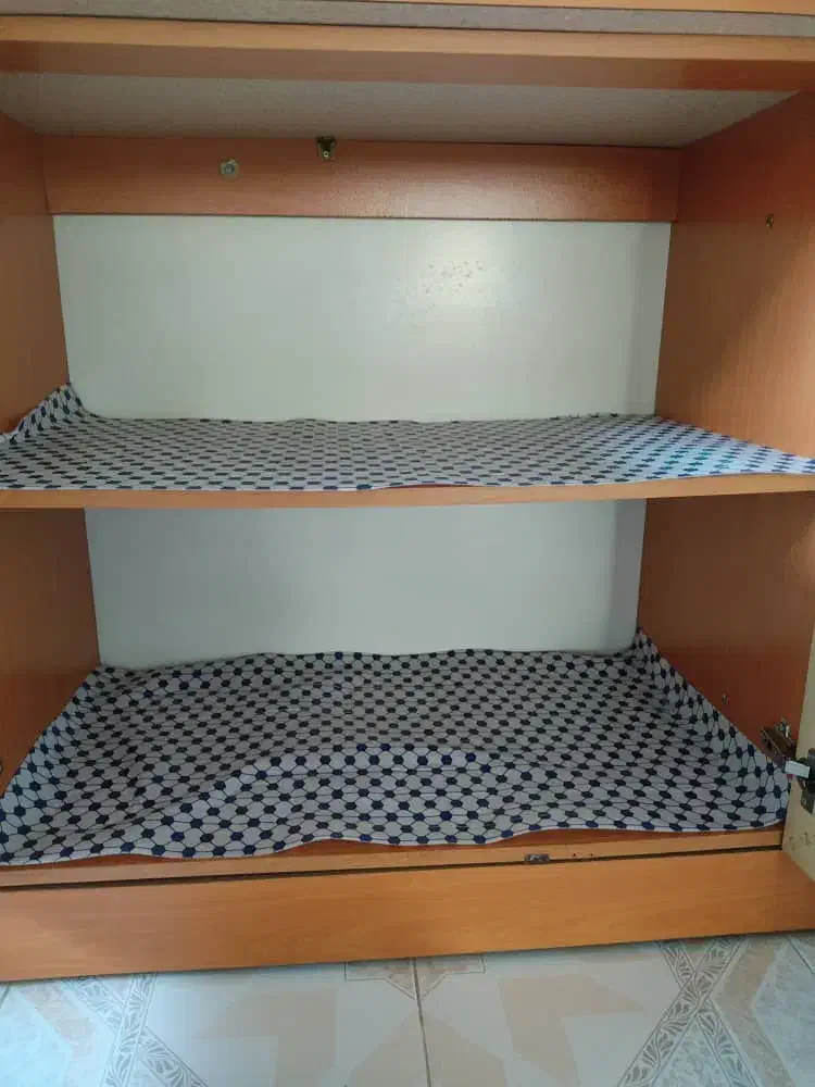 کابینت ام دی اف کارکرده در حد نو|آب‌چکان و نظم‌دهنده ظروف|کیاشهر, |دیوار