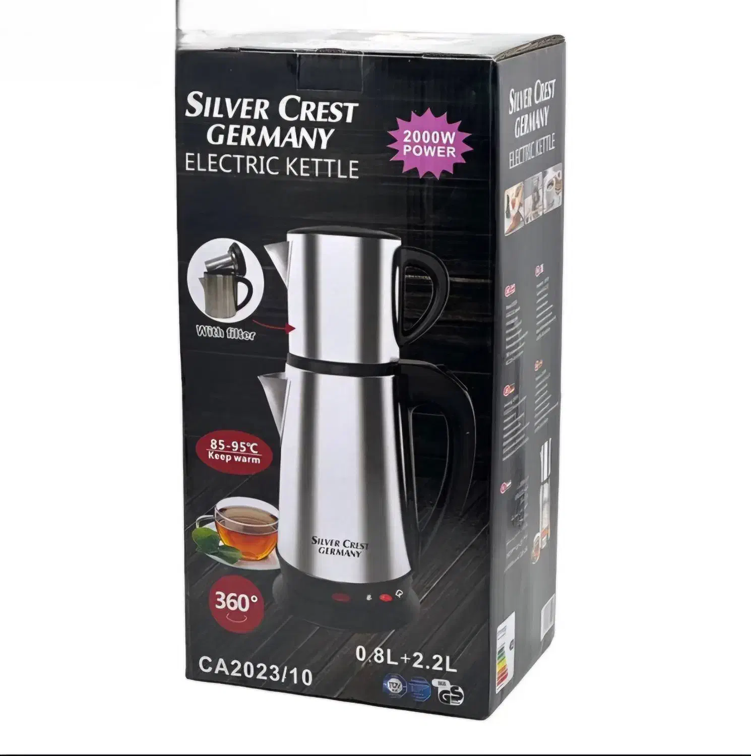 چای ساز/چایساز روهمی سیلورکرست/کتری برقی/گرمکن دار|سماور، چایساز، قهوهساز|تهران, امین حضور|دیوار