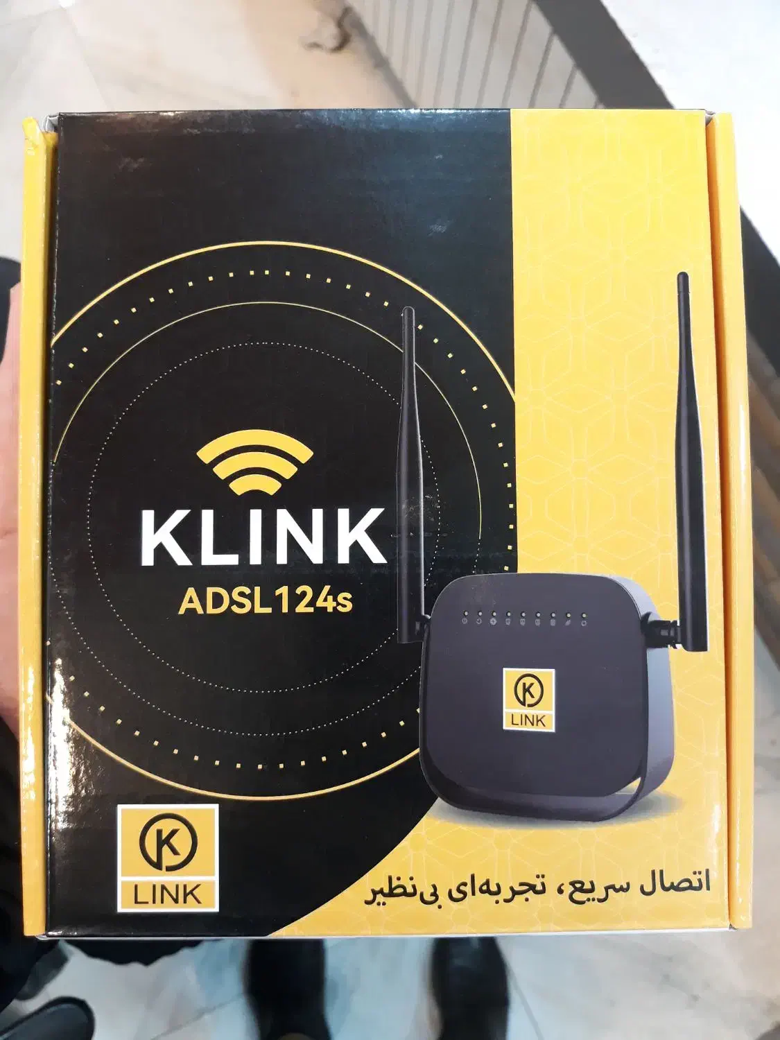 مودم KLINK دو آنتن نو|مودم و تجهیزات شبکه|تربت‌حیدریه, فرمانداری|دیوار